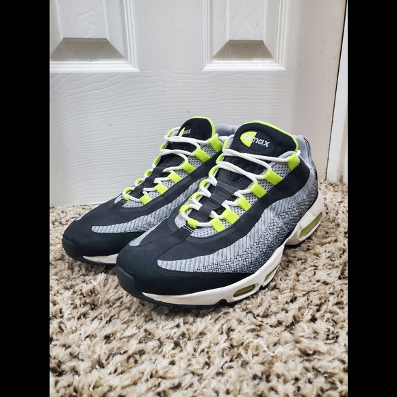 Air Max 95 Jacquard 'Volt' 644793-002 - Picture 1 of 8